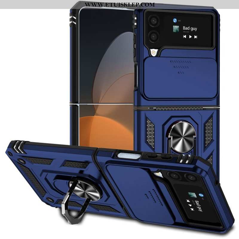 Etui do Samsung Galaxy Z Flip 4 Etui Folio Pierścień Premium / Osłona Obiektywu